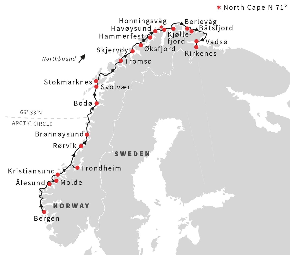 Ramani ya bergen Norway mwanga reli