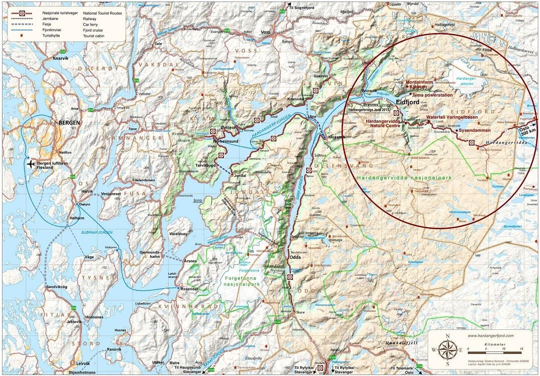 hardangerfjord Norway ramani