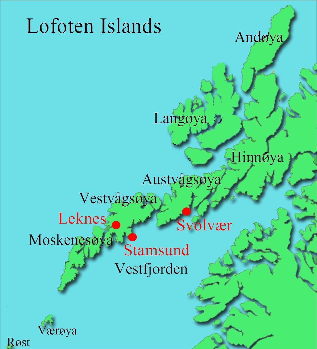 lofoten islands Norway ramani