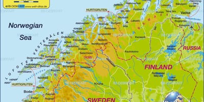 Ramani ya kirkenes Norway