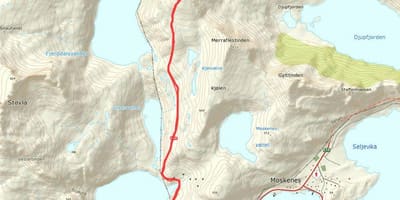 Ramani ya Norway hiking trails