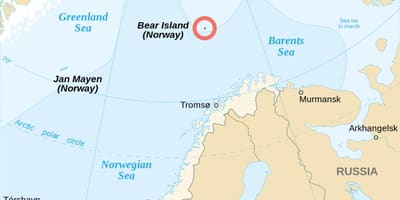 Ramani ya Norway islands 