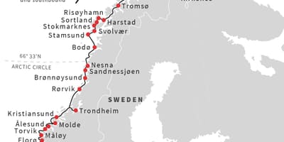 Ramani ya Norway feri