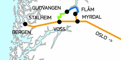 Ramani ya Norway kwa kifupi