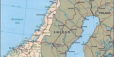 Ramani ya Norway latitude