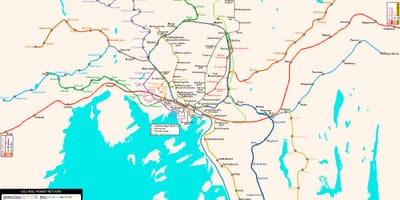 Ramani ya Norway metro
