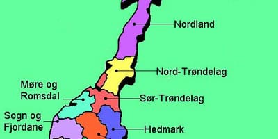 Ramani ya Norway ya taifa ya utalii ya njia 