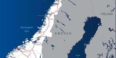 Barabara Toll Norway ramani